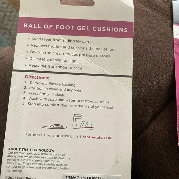 NWTS Foot Petals 2 Sets - Picture 5 of 5